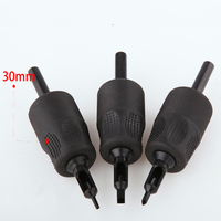 30MM High Qiality Black Disposable Tattoo Tube 
