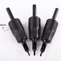 25MM High Qiality Black Disposable Tattoo Tube 