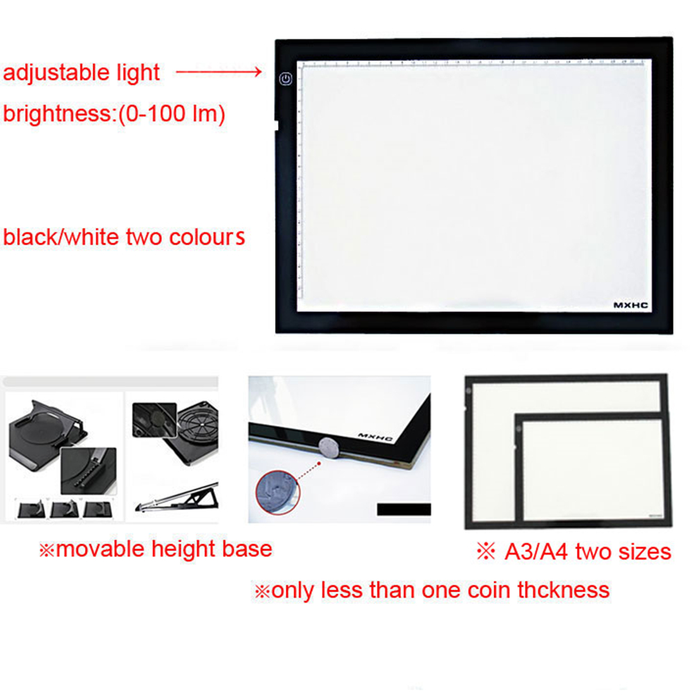 High Quality Portable Thin Board Tattoo LED Tracing Light Pad