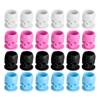 HOBO 200 PCS/Box Skull Plastic Ink Cups Tattoo Equipment