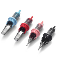 HOBO Factory Wholesale New Arrival Disposable Sterilized Tattoo Needle Cartridges with Finger Ledge