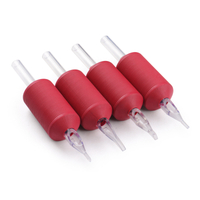 HOBO Hot Selling Professional Disposable Soft Silicon Rubber Tattoo Tube