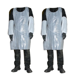 Professional Tattoo Disposable Plastic Waterproof Apron for Cleaning