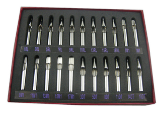 HOBO 22PCS/Set Stainless Steel Tattoo Tips