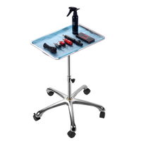 HOBO Stainless Steel Lift Rolling Tattoo Tray Station for Tattoo Artists